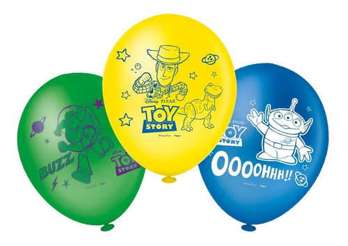 Regina Festas balões Toy Story tamanho 9 contém 25 unidades