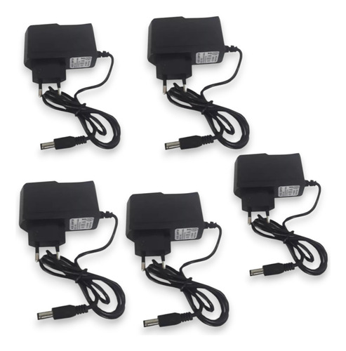 Kit 5 Fonte 5v 2a 220v Plug 50hz~60hz