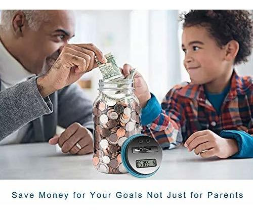 Alcancía Megac Digital Coin Big Piggy Bank - Pantalla Autom
