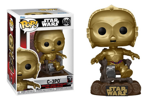 Figura De Accion C-3po 609 Star Wars Funko Pop
