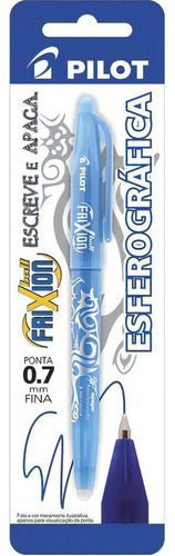 Caneta Fantasminha Gel Escreve E Apaga Pilot Frixion 0.7mm Cor Da Tinta Azul-claro