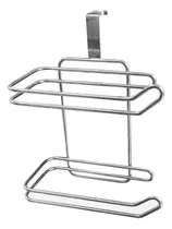 Comprar Porta Rollo Doble Papel Higiénico Cromo Mochila Inodoro Tuyu