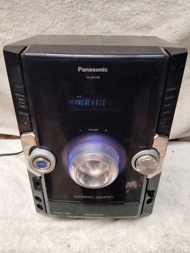 Modular Panasonic Sa-akx50 (solo Aux Y Usb) Para 5 Bafles Negro 110 W (Usado)