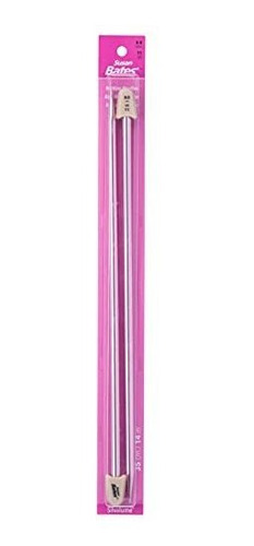 Susan Bates 14-inch Silvalume Single Point Knitting Needle, 