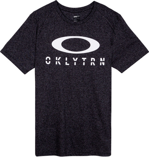 Camiseta Masculina Oakley Logo Oklytrn Tee Preta