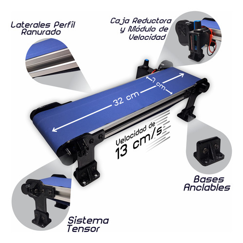 Banda Transportadora Para Prácticas Y Proyectos (arduino)