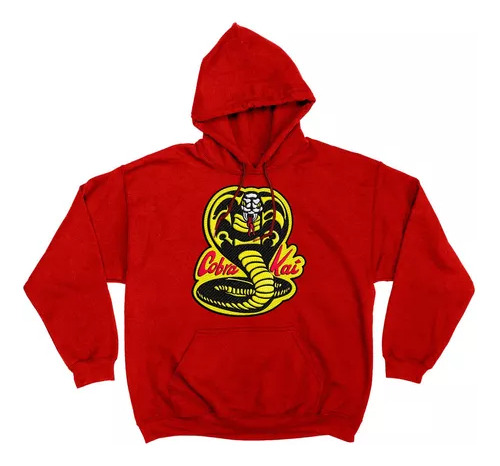 Buzo Canguro Cobra Kai Roja Karate Kid Infantil