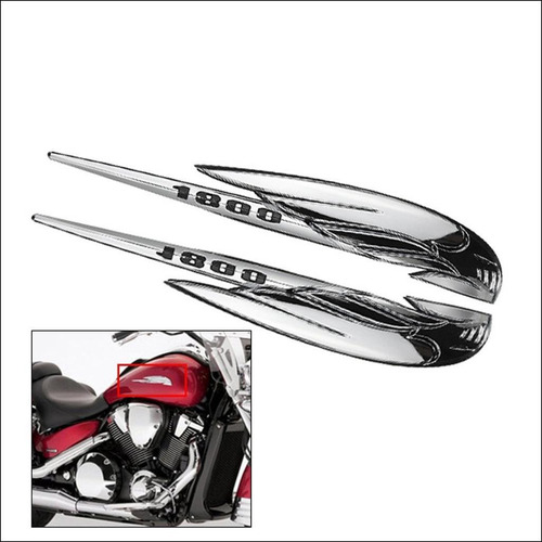 2pcs Motocicleta De Gas 3d Stickers Divisa Emblema Para