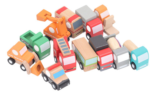 Juego De Juguetes Para Coches De Madera, Bonito Y Divertido