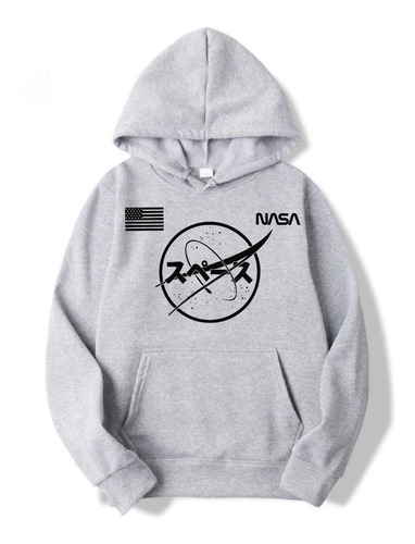 Buzo Hoodie Chompa Algodon Personalizado Nasa Alien Espacio