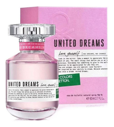 United Dreams Love Yourself 80 Ml Edt Spray De Benetton