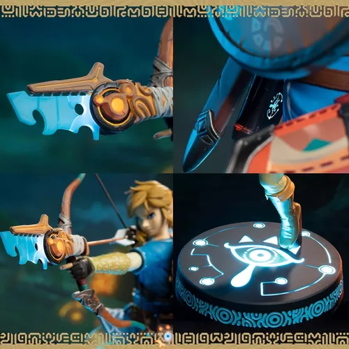 First 4 figures Link Tloz Breath of the Wild (24 cm altura) con funciones  led en su base y en su flechita Nueva y original $150.000 Hago…