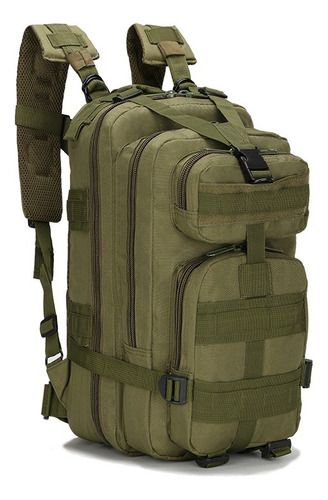 Mochila Táctica Militar 30 Litros Desmontable Bentancor Outd Color Verde Oscuro Diseño De La Tela Liso