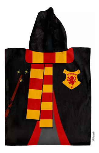 Poncho De Toalla Harry Potter Piñata Toallon C/capucha