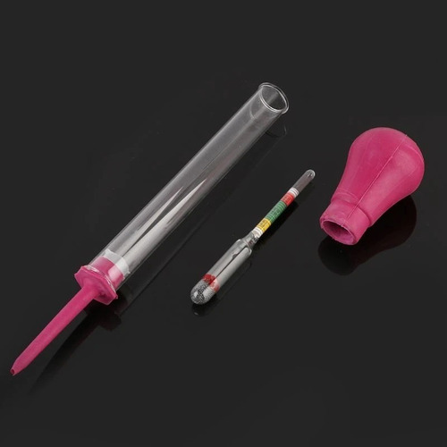 Imagen 3 de 3 de Densimetro Hidrometro Para Baterias Mezcla Electrolitica
