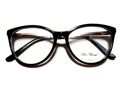 Anteojos Gafas Dama 96601 Acetato Flex Negro