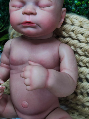 Bebé Reborn Boy Original Vinilo Completo, 45 Cm Rony Doll