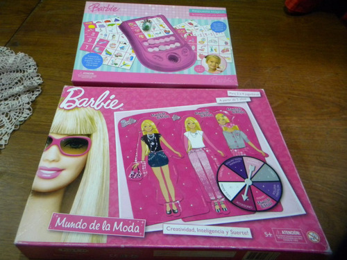 Lote De 2 Juegos De Barbie  1 De Los Juego Incompleto