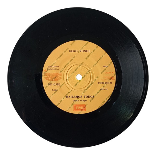 Vinilo Single De Keko Yunge Bailemos Todos ( B145 (Usado)