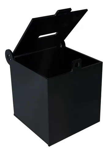 comprar Propinero Negro Chico Caja Alcancía De Acrílico Ahorro 