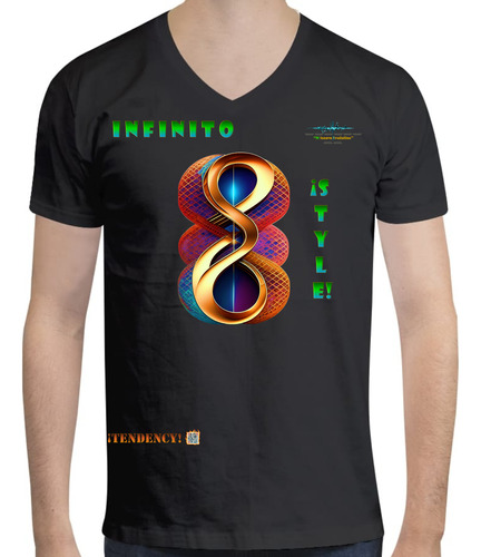 Playera Cuello V - Diseño Infinito Style - Innova Evolution