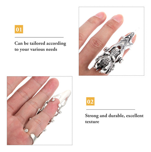 Anillos De Fiesta De Estilo Punk Para Decoración De Hallowee