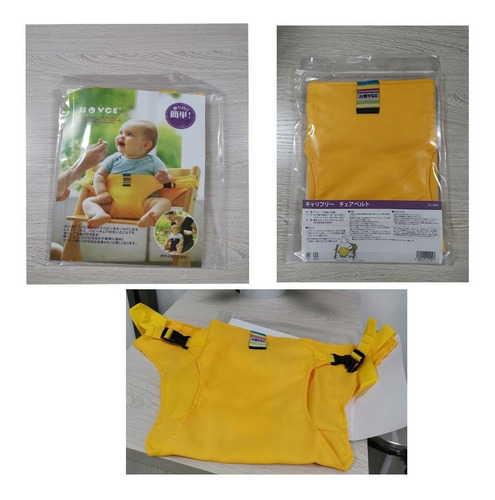 Cinturón De Seguridad Para Sillita De Comer De Bebé Amarillo