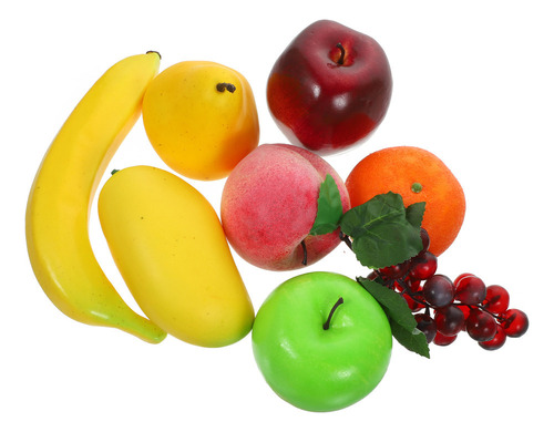 Decoración Del Hogar, 8 Piezas, Modelo Falso De Fruta Artifi