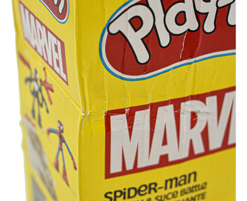 Play Doh Marvel Spiderman Lanza Y Atrapa 142g Hasbro Da Color Multicolor