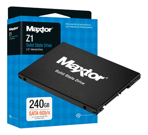 Ssd 240gb Seagate / Maxtor Z1 / 2.5 Sata Ill 3d-nand