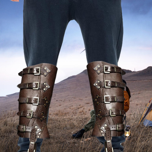 Botas Steampunk Cubre Tapas Elegantes Polainas Café