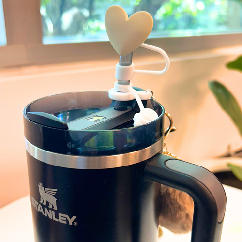 Accesorios Para Vaso Compatible Stanley Quencher Peluche Marrón Savanna