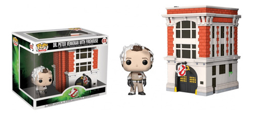 Funko Pop Ghostbusters Dr. Peter Venkman With Firehouse