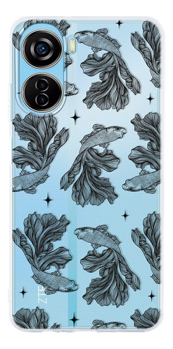Funda Para Zte Pez Beta Patrón Antigolpes Case Anticaidas