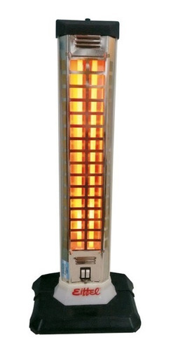 Estufa Cuarzo Eiffel Electrico E-501 Vertical 2 Velas 1200w