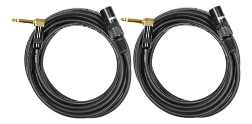 Audio2000's C17012p2 Cable De Ángulo Recto Ts De 12 Pies