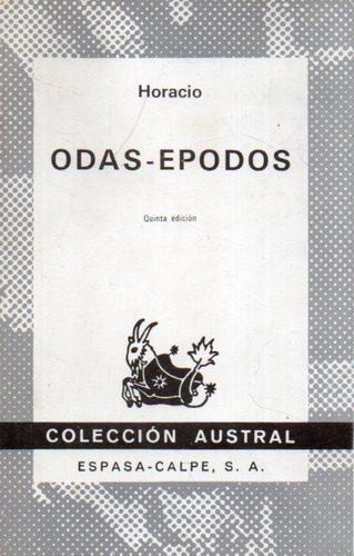 Odas Epodos Horacio Austral