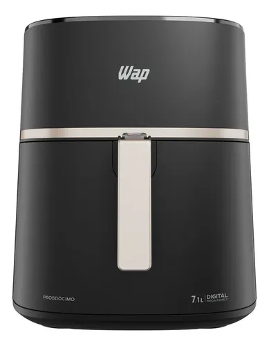 Fritadeira Airfry S/ Óleo Wap Mega Digital 7.1 L 1700w 220v Preto, Cinza E Champagne 220v