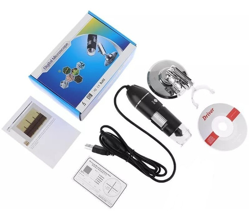 Imagen 4 de 4 de Microscopio Digital Usb 1600x Lupa Digital 8 Led