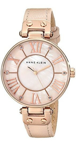 Anne Klein Reloj 10 / 9918rglp Para Mujer En Tono Dorado Ros