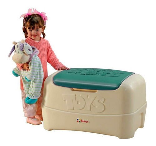 Cuarto Bebe Baul Guarda Juguetes Rotoys Gigante 80x48x47cm