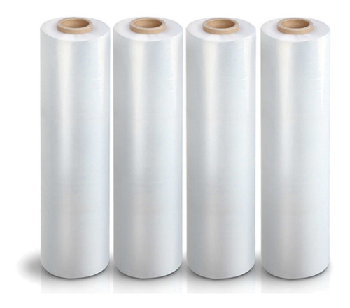 4 Bobina Filme Stretch 500 X 0,25 (gratis 1 Aplicador) Forte