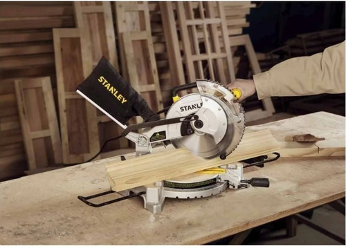 Imagen 6 de 9 de Sierra Ingletadora Stanley Sm16 254mm 1650w