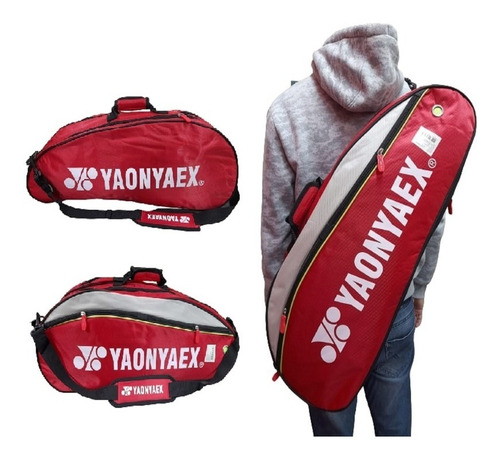 Raqueteira Yaonyaex Bolsa Mochila Para Raquete Dupla Tennis