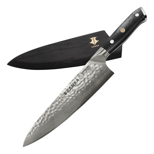 Cuchillo Chef De Damasco 8 Acero Premium 67 Capas Funda