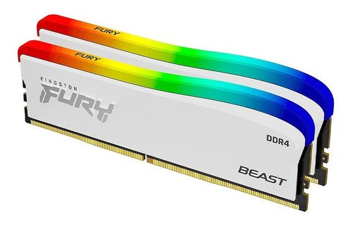 Memoria Ram Ddr4 32gb 3200mhz Kingston Fury Beast Rgb 2x16gb