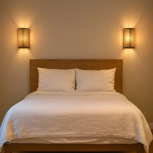 Kit 2 Arandela Luminária de Parede Rústico Sala Artesanal 110v/220v Marrom