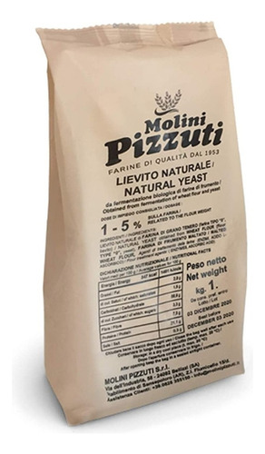 Levadura Natural Italiana Pan & Pizza Molini Pizzuti 500g