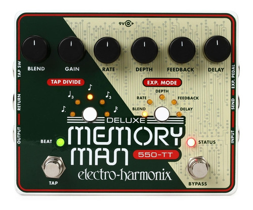 Pedal Electro Harmonix Deluxe Memory Man W/tap 550 Delay