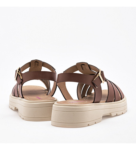 Sandalias Mujer Tropicana Camel 132-893